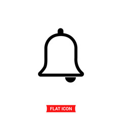 Notification vector icon , mail symbol icon