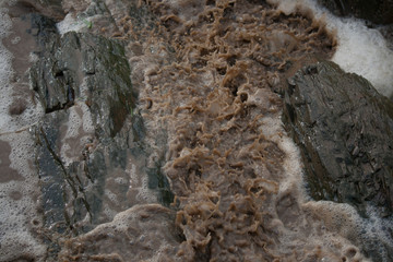 Contaminated water. Spain
