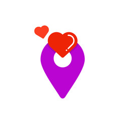 Love Location Logo and Icon Template