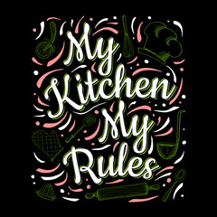 Food Poster Print Lettering