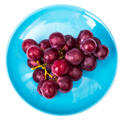 Large red sweet grapes