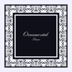 Vintage ornamental frame