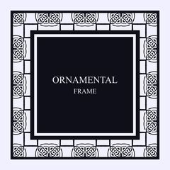Vintage ornamental frame