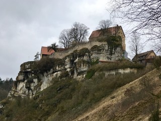 Fototapeta na wymiar Burg Pottenstein in Franken (Bayern)