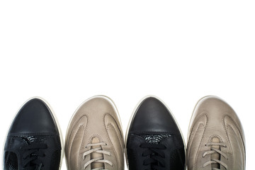 Sports leather shoes