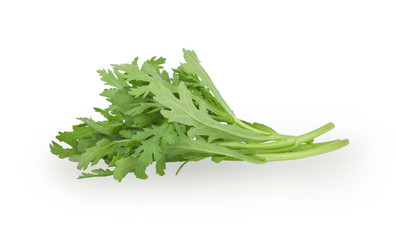 chrysanthemum garland isolated on white background