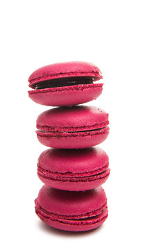 Strawberry macaron macaroon cookie dessert