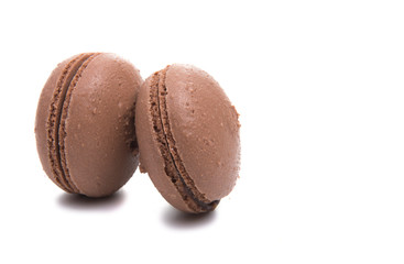 Chocolate macaron macaroon cookie dessert