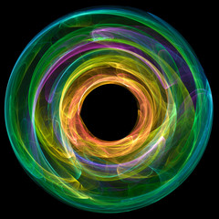 colorful abstract circle