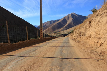 Road Montain Los Andes