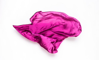abstract pink fabric in motion