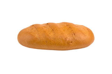 white bread isolated on white background