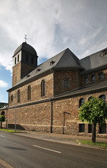 Fototapeta na wymiar Church of St. John (St. Johannes) in Sankt Goarshausen. Germany