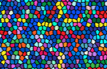 Abstract background similar to stained glass