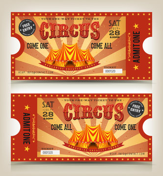 Vintage Circus Entry Tickets