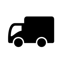 Truck icon / Vector truck icon isolated on white background