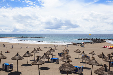 Beach in Las Americas, Tenerife, Canary Islands, Spain