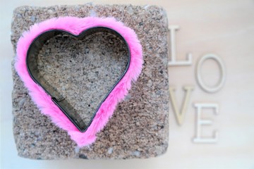 valentines day,  pink heart,  symbol of love 