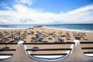 Beach in Las Americas, Tenerife, Canary Islands, Spain