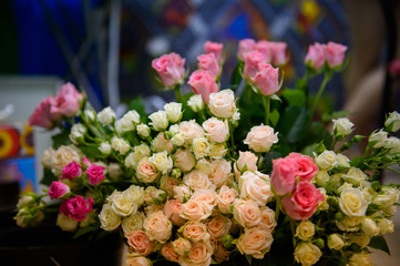 Wedding decor of beautiful flowers