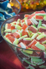 colored candies