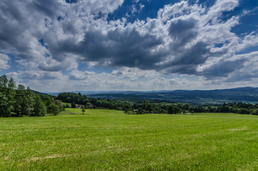 wolken in der naturlandschaft