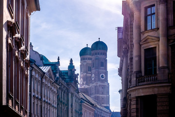 Famous Munich Cathedral - Liebfrauenkirche