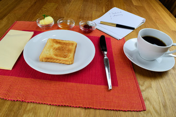 continental breakfast - Frühstück