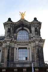 Fototapeta na wymiar Detail of the former art academy in Dresden