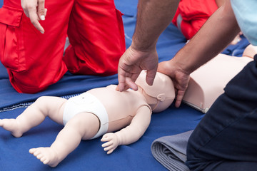 Baby or child first aid training and CPR