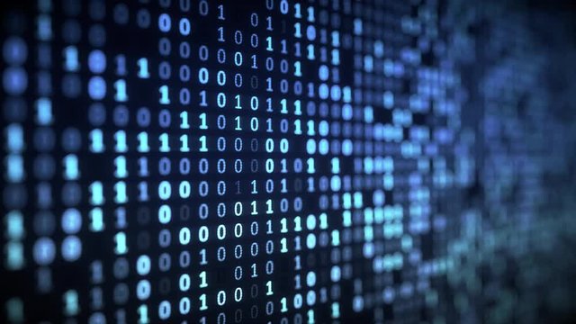 Digital binary background