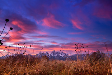 Teton sunset 