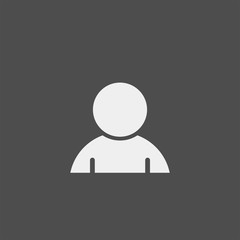 Consultant flat vector icon. Seller flat vector icon	