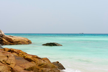 Tropical rocky coast