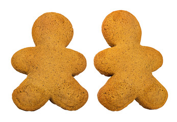 Cookies isolated on white background with clipping path