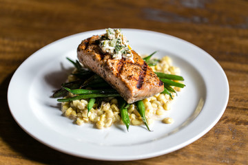 grilled salmon