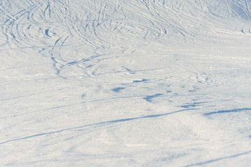 Skiing and snow descent