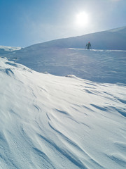 Young boy at mountain