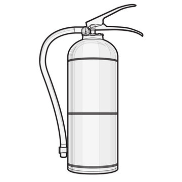 fire extinguisher outline drawing clip art preview