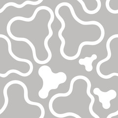 Seamless pattern: smooth elements like clouds