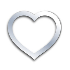 Perfect Heart Outline Vector