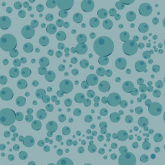 Seamless pattern: bubbles on the water surface