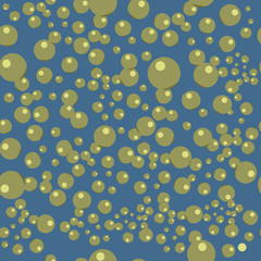 Seamless pattern: bubbles on the water surface