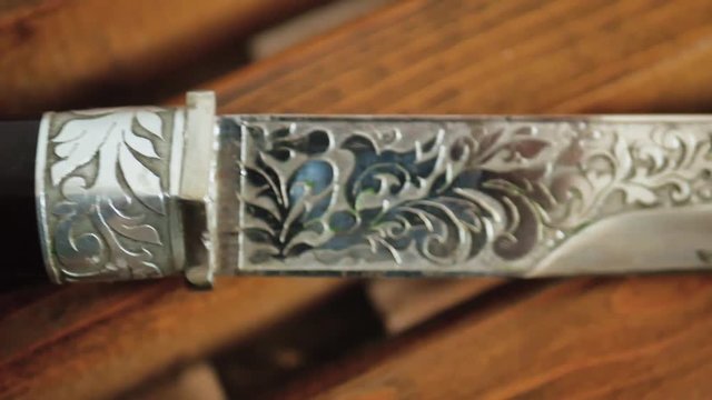 Cossack sword close up