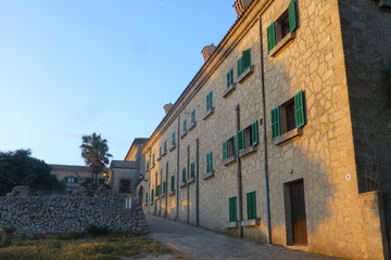 Fototapeta premium Randa,localidad perteneciente a la Algaida, en Mallorca, comunidad autónoma de las Islas Baleares (España)