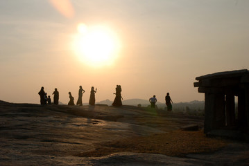 Sonnenuntergang Indien