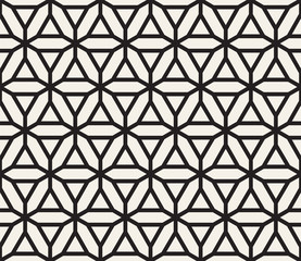 Vector seamless pattern. Modern stylish abstract texture. Repeating geometric tiles from striped elements i