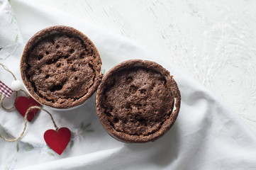 chocolate dessert for St. Valentine's Day