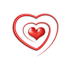 Herz und Liebe Motiv