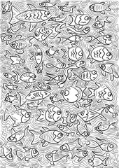 Fishes art design